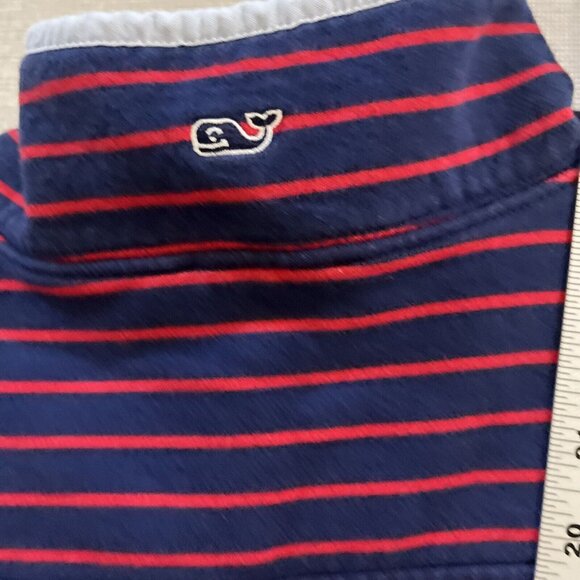 Vineyard Vines 1/4 Botton Pullover Men's  Large Striped Long Sleeve Sweater - Picture 15 of 16